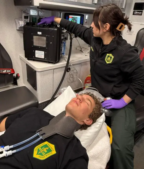 NeuroCool device applied to patient in an emergency setting